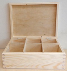 Tea box (6 dividers)