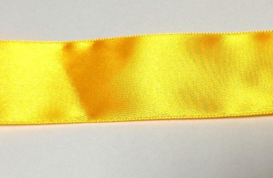 Satin ribbon bright orange (1 m)