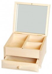 Box with mirror