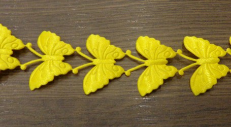 Stripe Butterflies Yellow (20 cm)