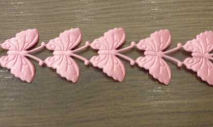 Stripe Butterflies Pink (20 cm)