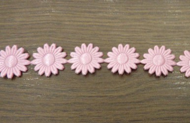 Stripe pink flowers (20 cm)