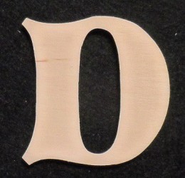 Letter D