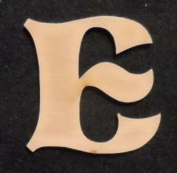 Letter E