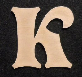 Letter K