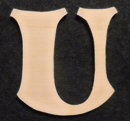 Letter U