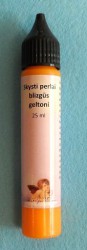 Skysti perlai blizgūs Geltoni (25 ml)