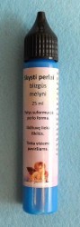 Skysti perlai blizgūs Mėlyni (25 ml)