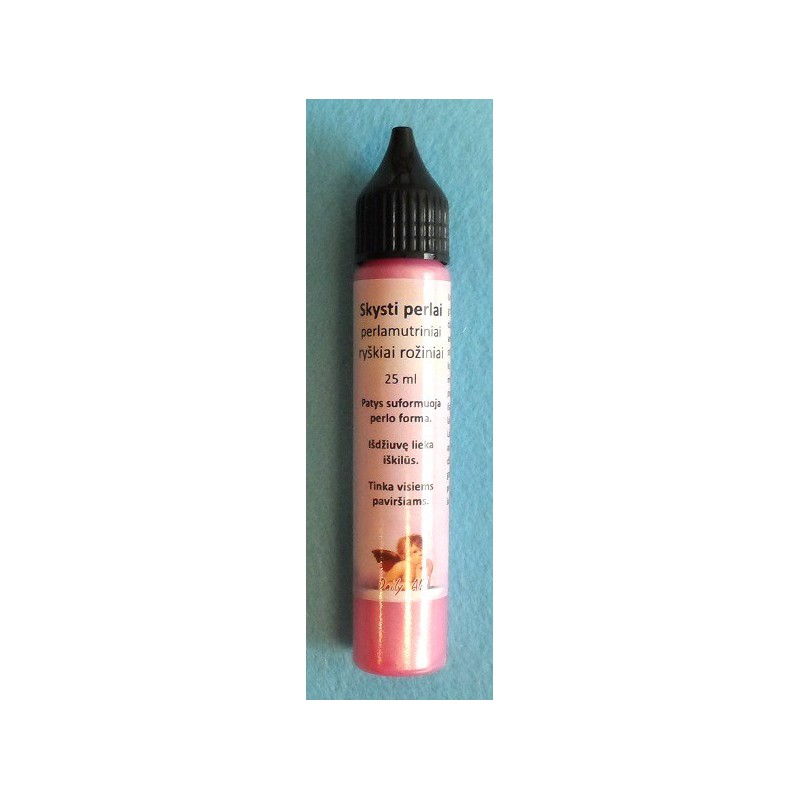 Skysti perlai perlamutriniai Ryškiai rožinė (25 ml)