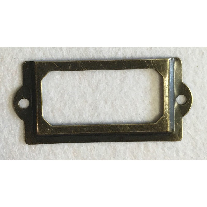 Label frame (bronze)