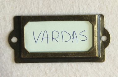 Label frame (bronze)