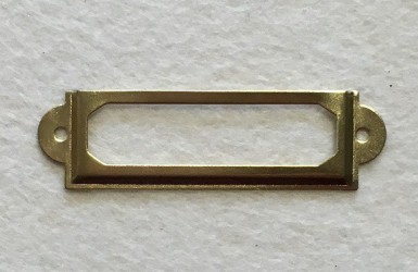 Label frame (gold)