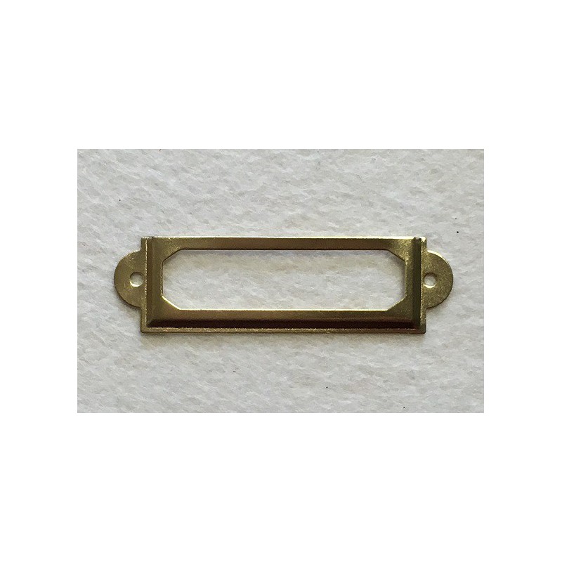 Label frame (gold)