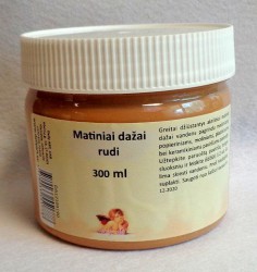 Matiniai akriliniai dažai Rudi (300 ml)