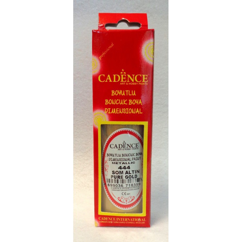 Iškilūs dažai (dimensional paint) spalva Gryno aukso (50 ml) Iškilūs dažai (dimensional paint) spalva Gryno aukso (50 ml)