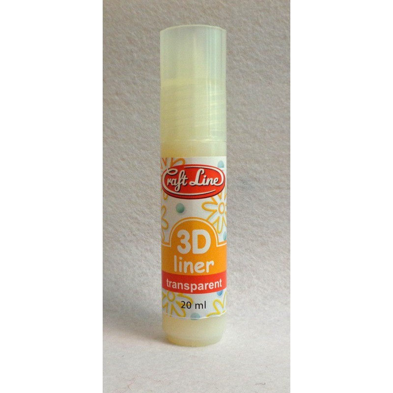3 D kontūras - Skaidrus (20 ml) 3 D kontūras - Skaidrus (20 ml)