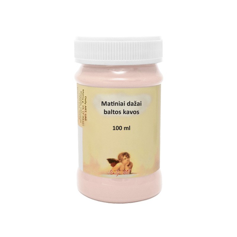 Matiniai akriliniai dažai Baltos kavos (100 ml) Matiniai akriliniai dažai Baltos kavos (100 ml)