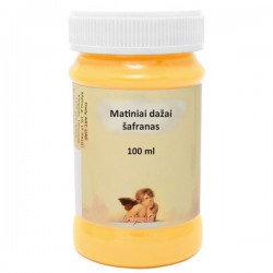 Matiniai akriliniai dažai Šafranas (100 ml)