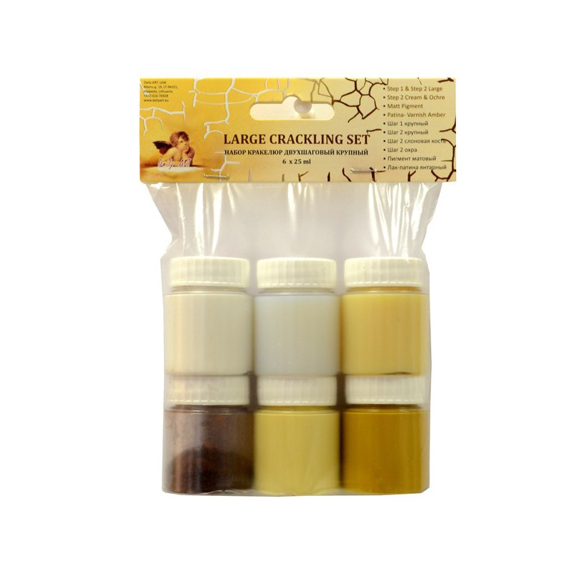 Crackle and decoupage (6x25 ml) Crackle and decoupage (6x25 ml)
