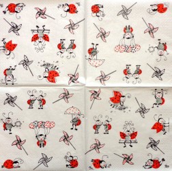 Napkin Ladybirds