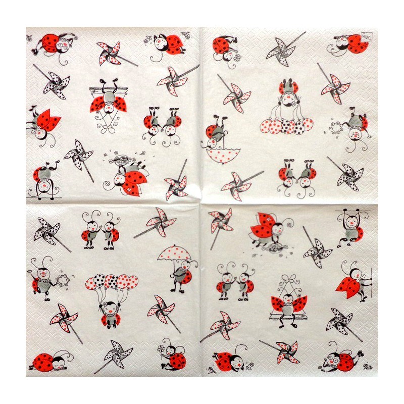 Napkin Ladybirds