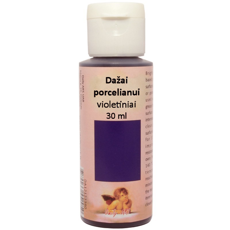 Dažai stiklui, porcelianui Violetinė (30 ml) Dažai stiklui, porcelianui Violetinė (30 ml)