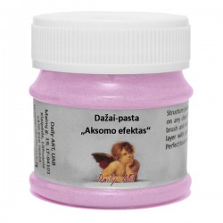 Dažai - pasta "aksomo efektas" – Rausvas spinelis (50 ml)