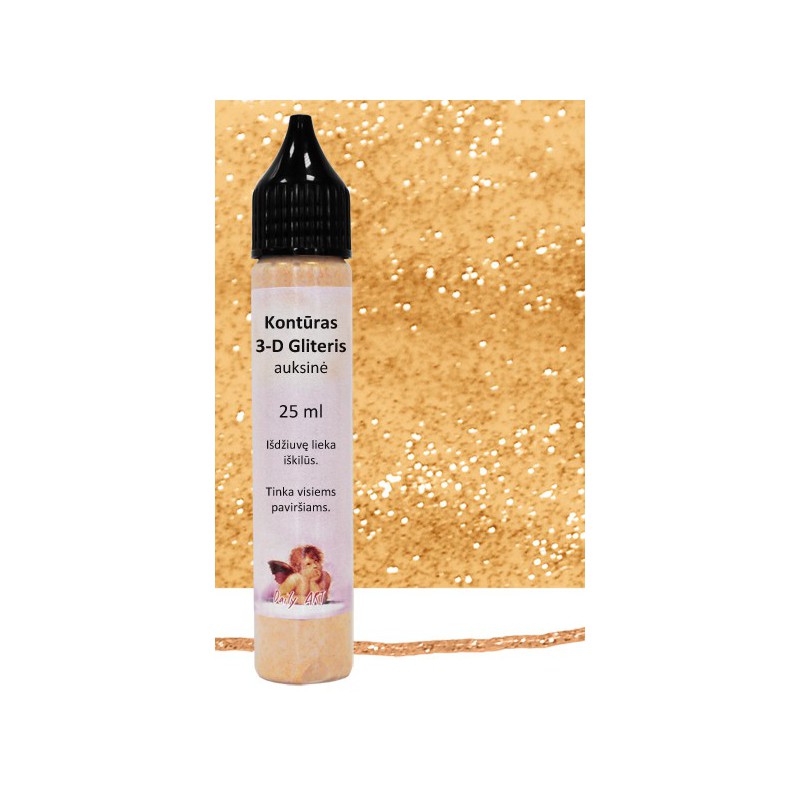 Contour 3–D glitter Gold (25 ml)