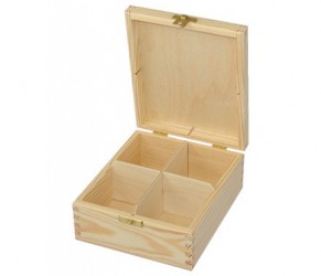 Tea box (4 dividers)