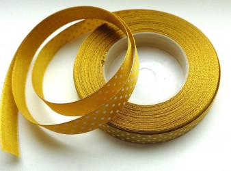 Satin ribbon Gold (1 m)