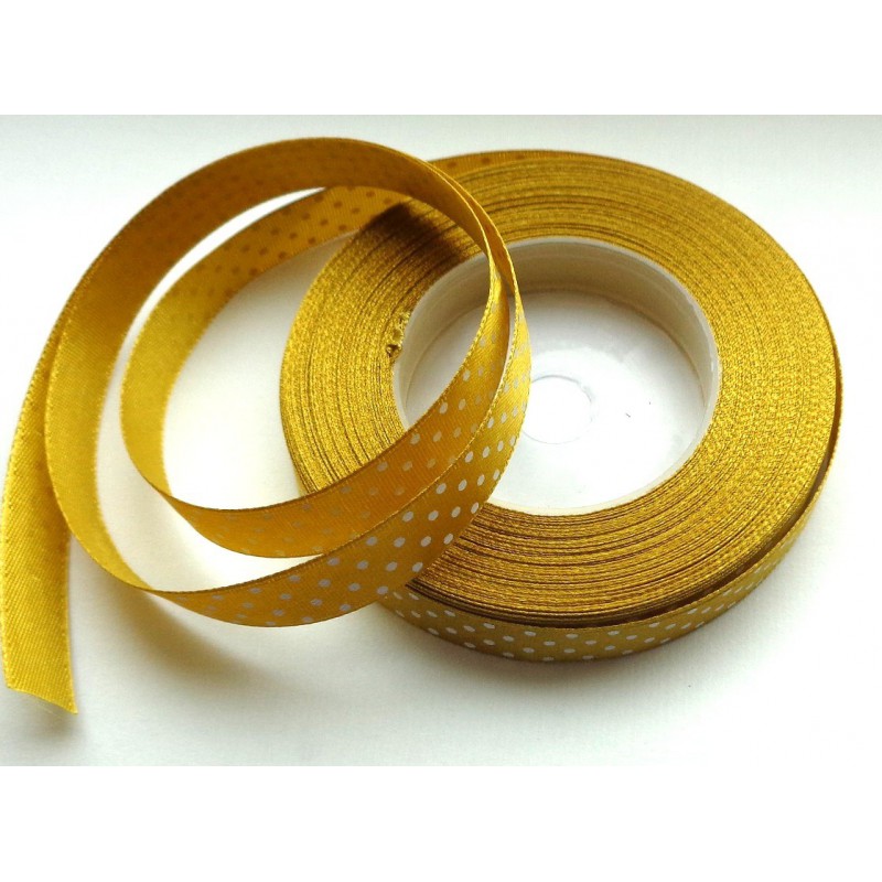Satin ribbon Gold (1 m)