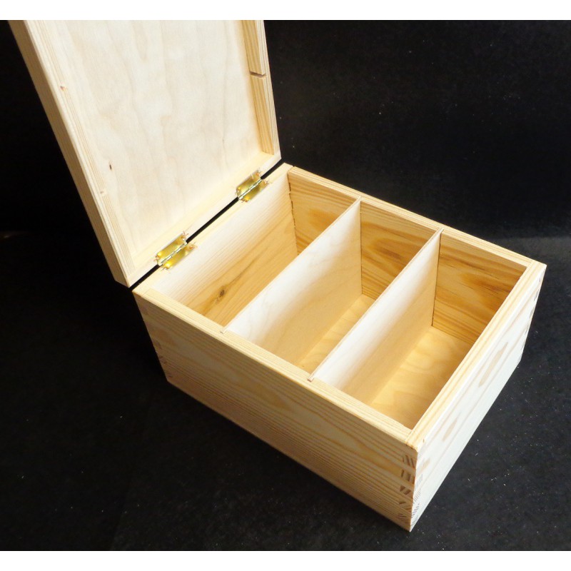 Box with 3 dividers