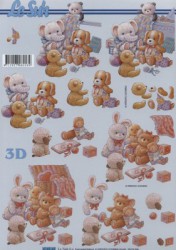 Paper for 3D decoupage (toys)