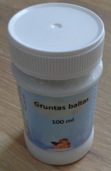 Gruntas baltas (100ml)