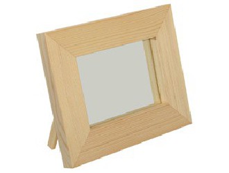 Frame with mirror