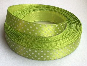 Ribbon Dotted Green