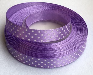 Ribbon dotted Purple (1 m)