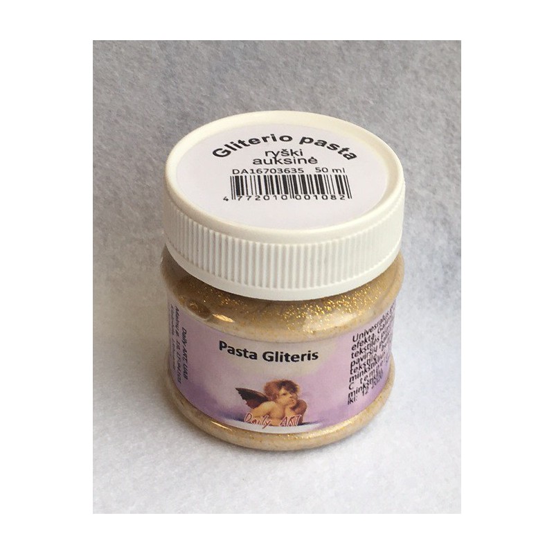 Pasta Gliteris Ryškus auksas (50 ml) Pasta Gliteris Ryškus auksas (50 ml)