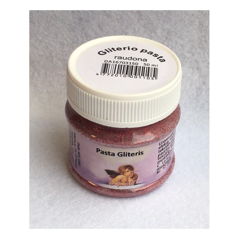 Pasta gliteris Raudona (50 ml) Pasta gliteris Raudona (50 ml)