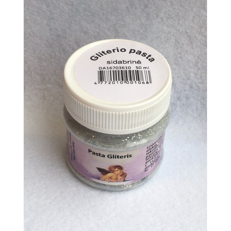 Pasta gliteris Sidabrinė (50 ml) Pasta gliteris Sidabrinė (50 ml)