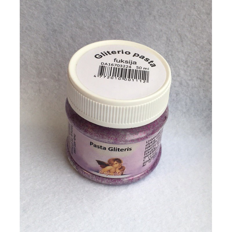 Pasta gliteris Fuksija (50 ml) Pasta gliteris Fuksija (50 ml)