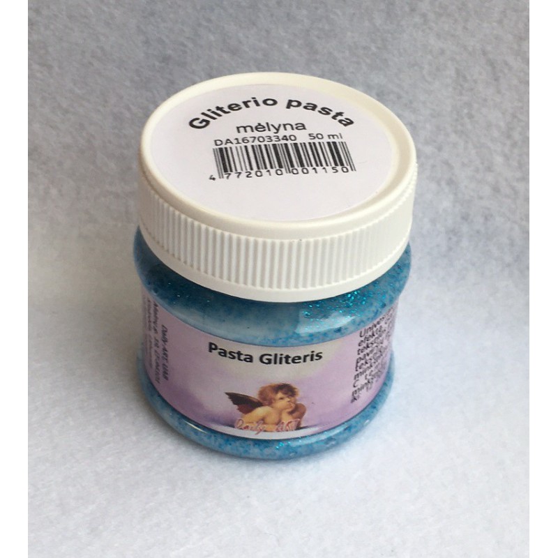 Pasta gliteris Mėlyna (50 ml) Pasta gliteris Mėlyna (50 ml)