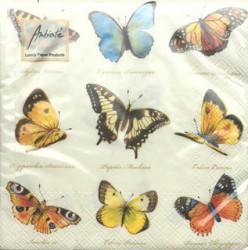Napkins Collection of butterflies