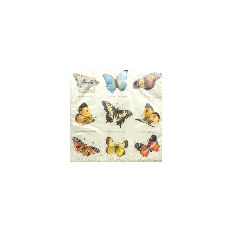 Napkins Collection of butterflies