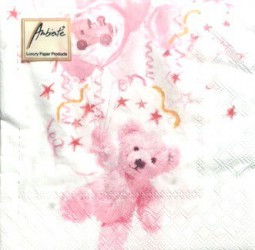 Napkins Teddy girl