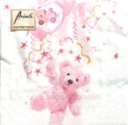 Napkins Teddy girl