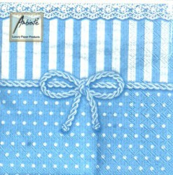 Napkins Bow blue