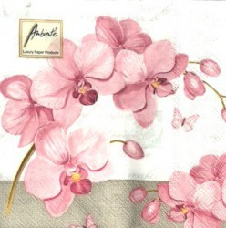 Napkins Orchids with love