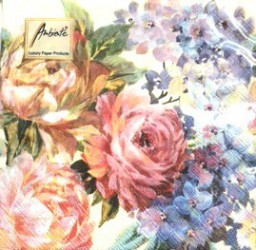 Napkins Painted flowers