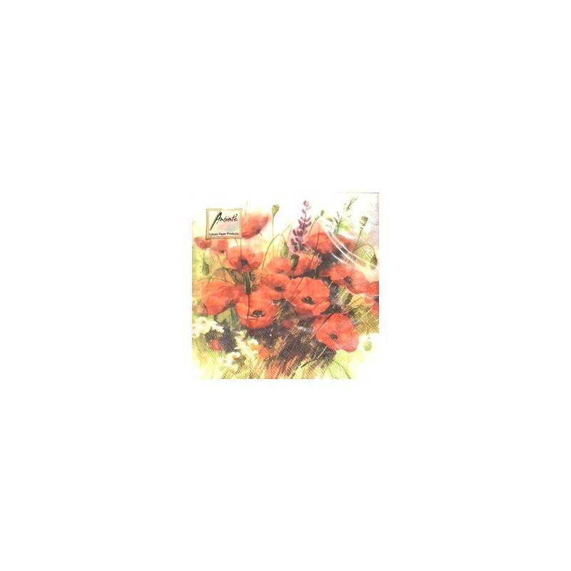 Napkins Wild poppies